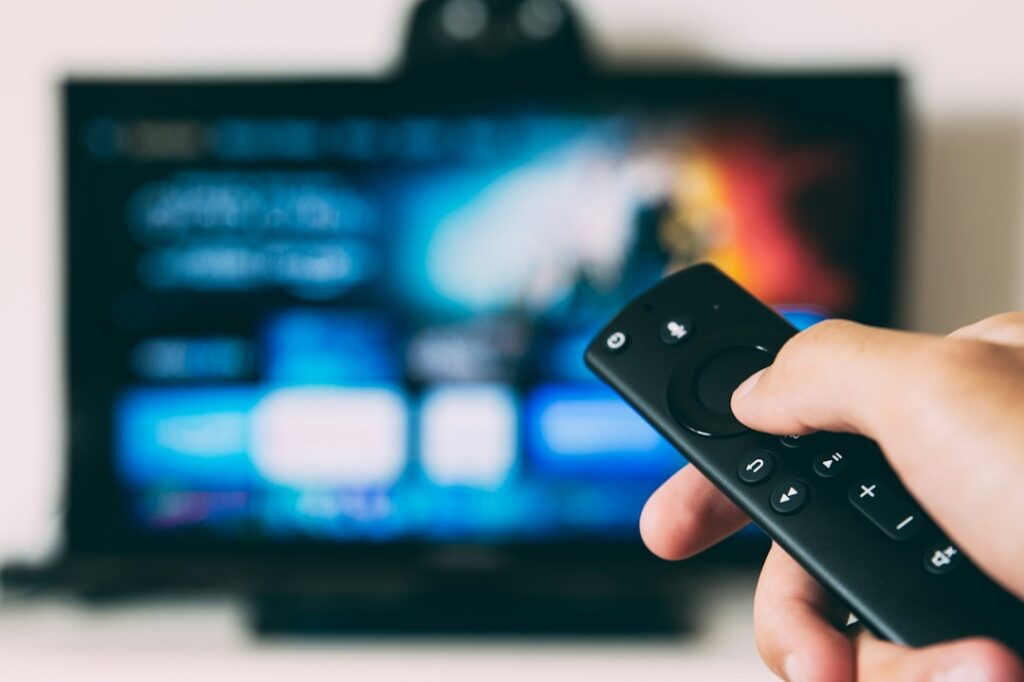 Television screen representing an IPTV electronic programme guide